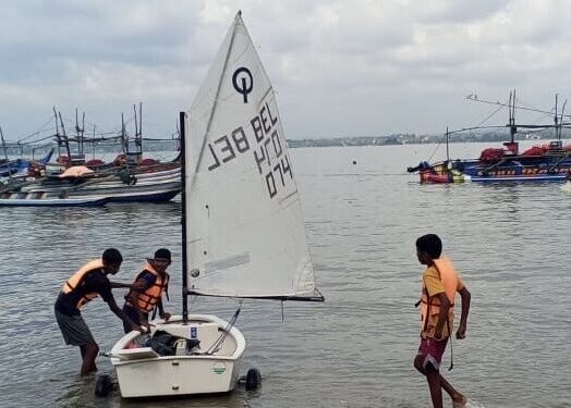 Ruhunu sailing class by the BAFF