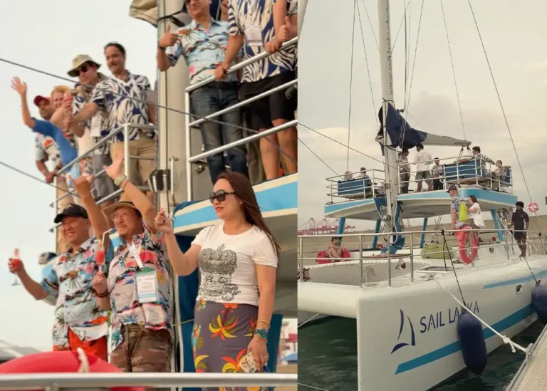 Sail Lanka Hosts International Travel Professionals for a Sunset Cruise During MICE EXPO 2026